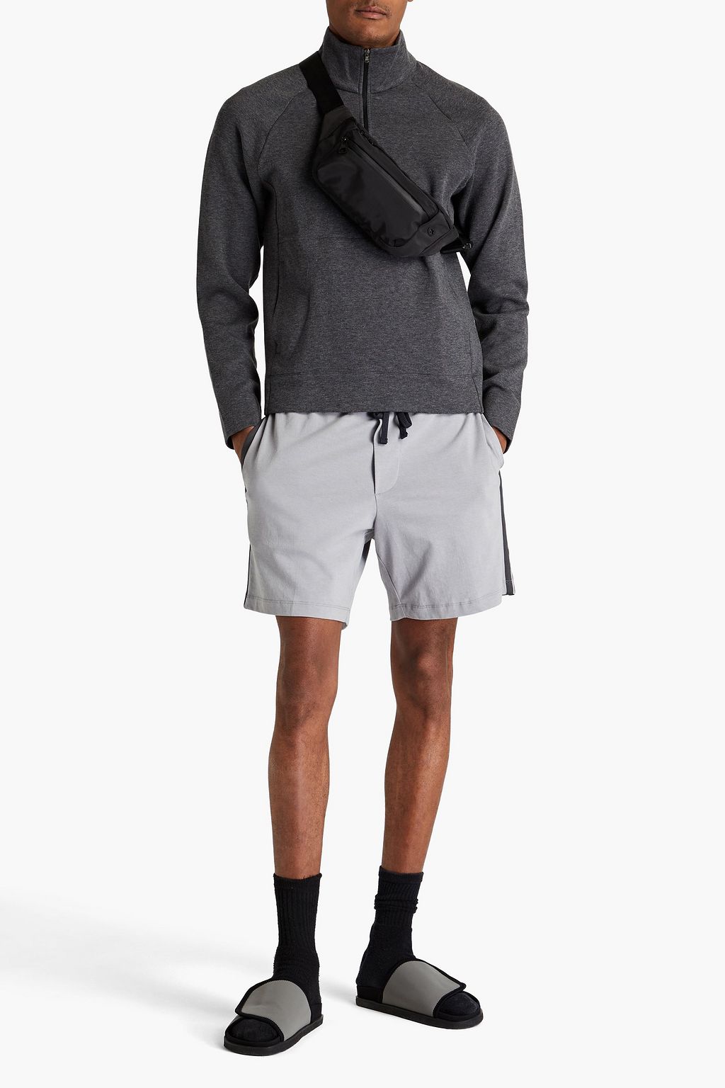 Y/OSEMITE Meliertes Sweatshirt aus einer Stretch-Baumwollmischung