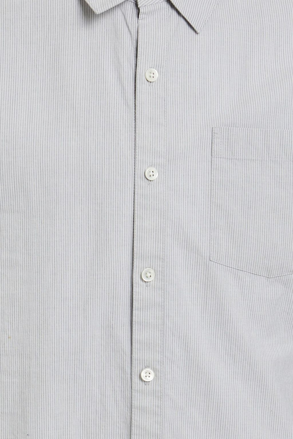 JAMES PERSE Striped cotton-poplin shirt