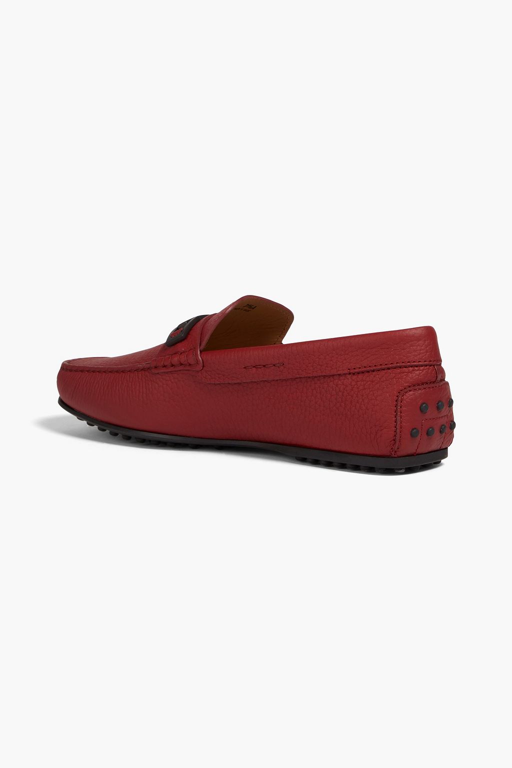 TOD'S Pebbled-leather driving shoes