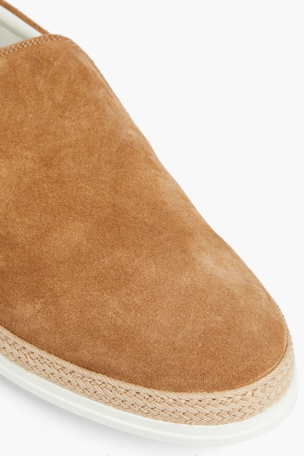 TOD'S Printed suede espadrilles