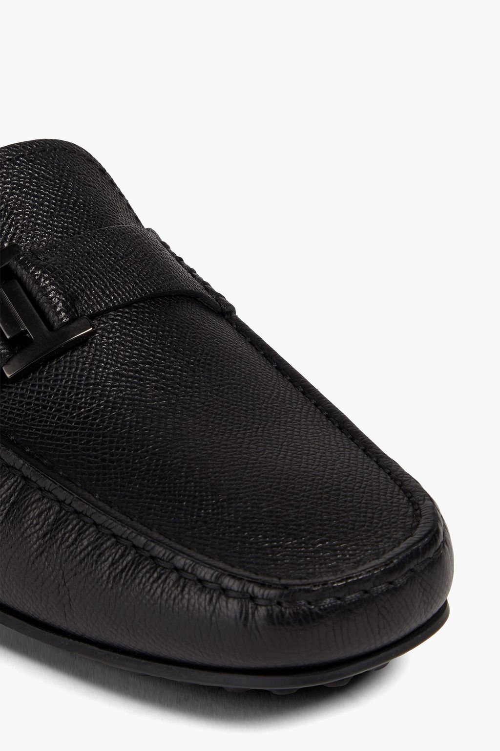 TOD'S Textured-leather driving shoes