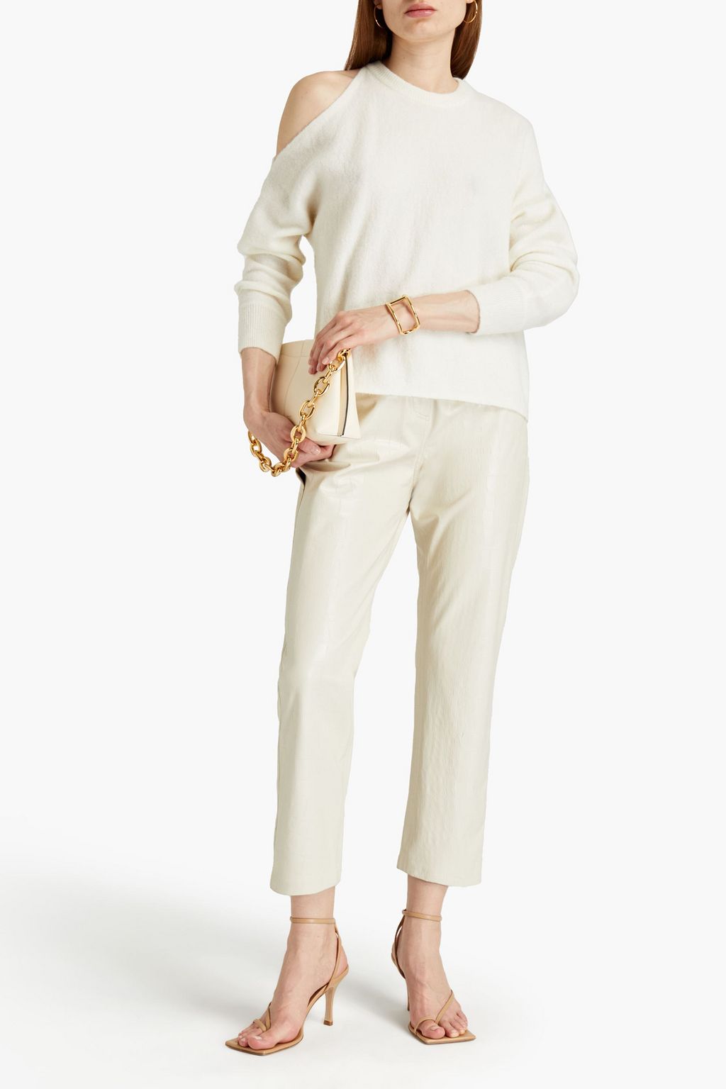 MICHELLE MASON Cutout knitted sweater