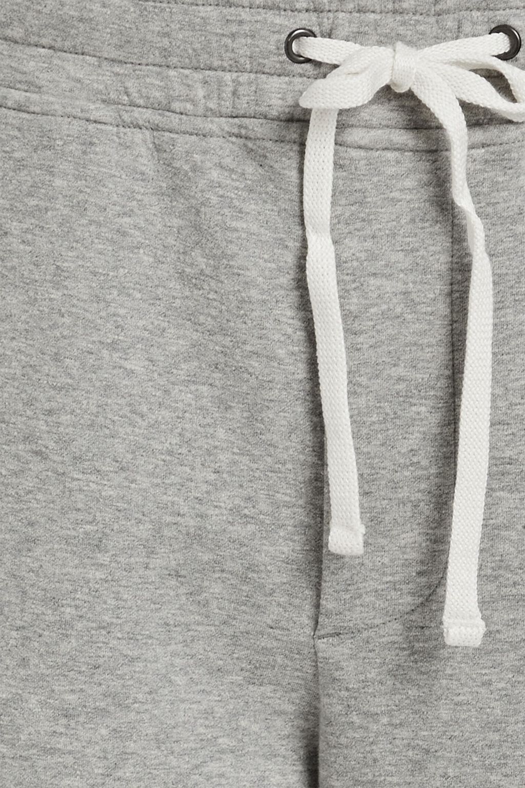 JAMES PERSE Mélange cotton-blend jersey shorts
