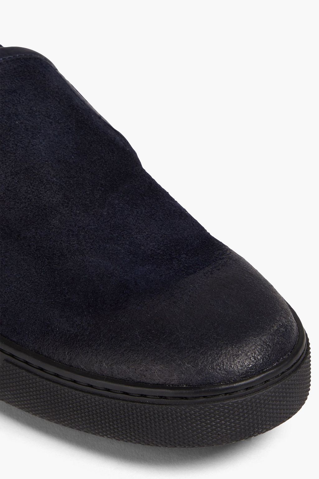 TOD'S Waxed suede sneakers