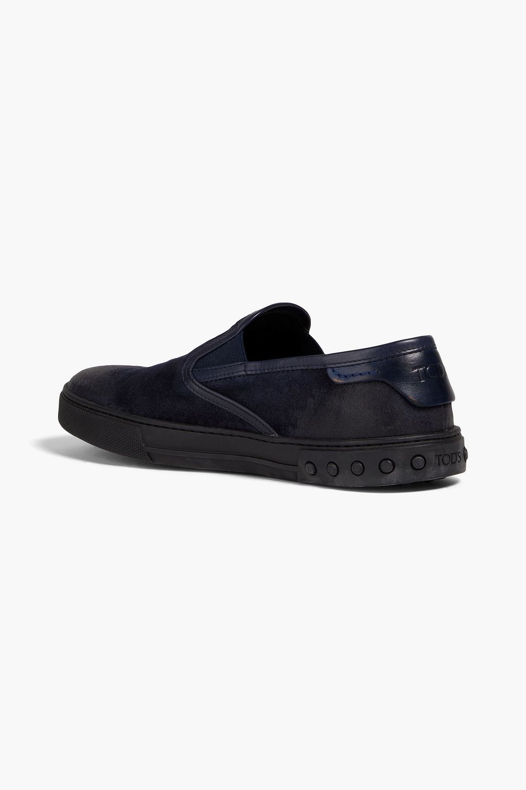 TOD'S Waxed suede sneakers