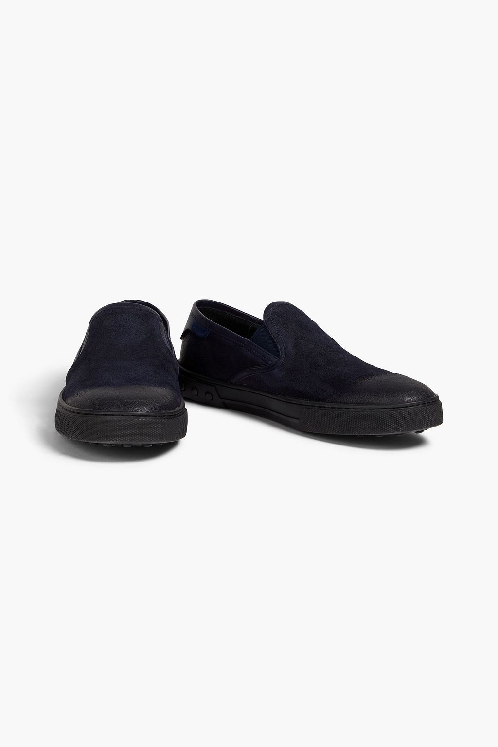 TOD'S Waxed suede sneakers