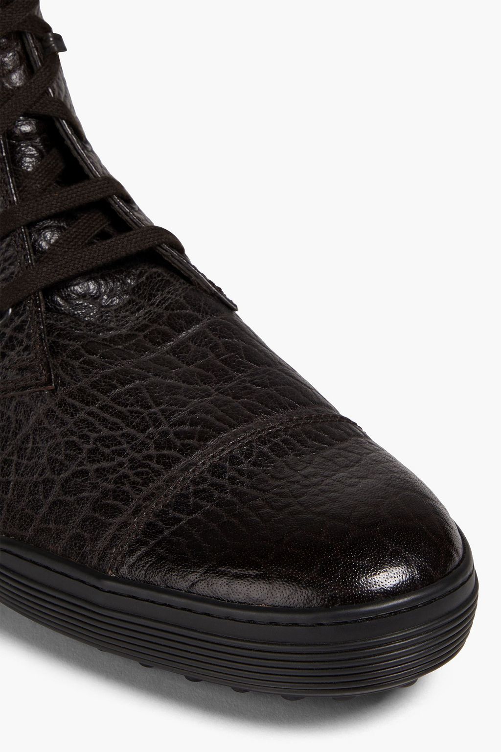 TOD'S Pebbled-leather boots