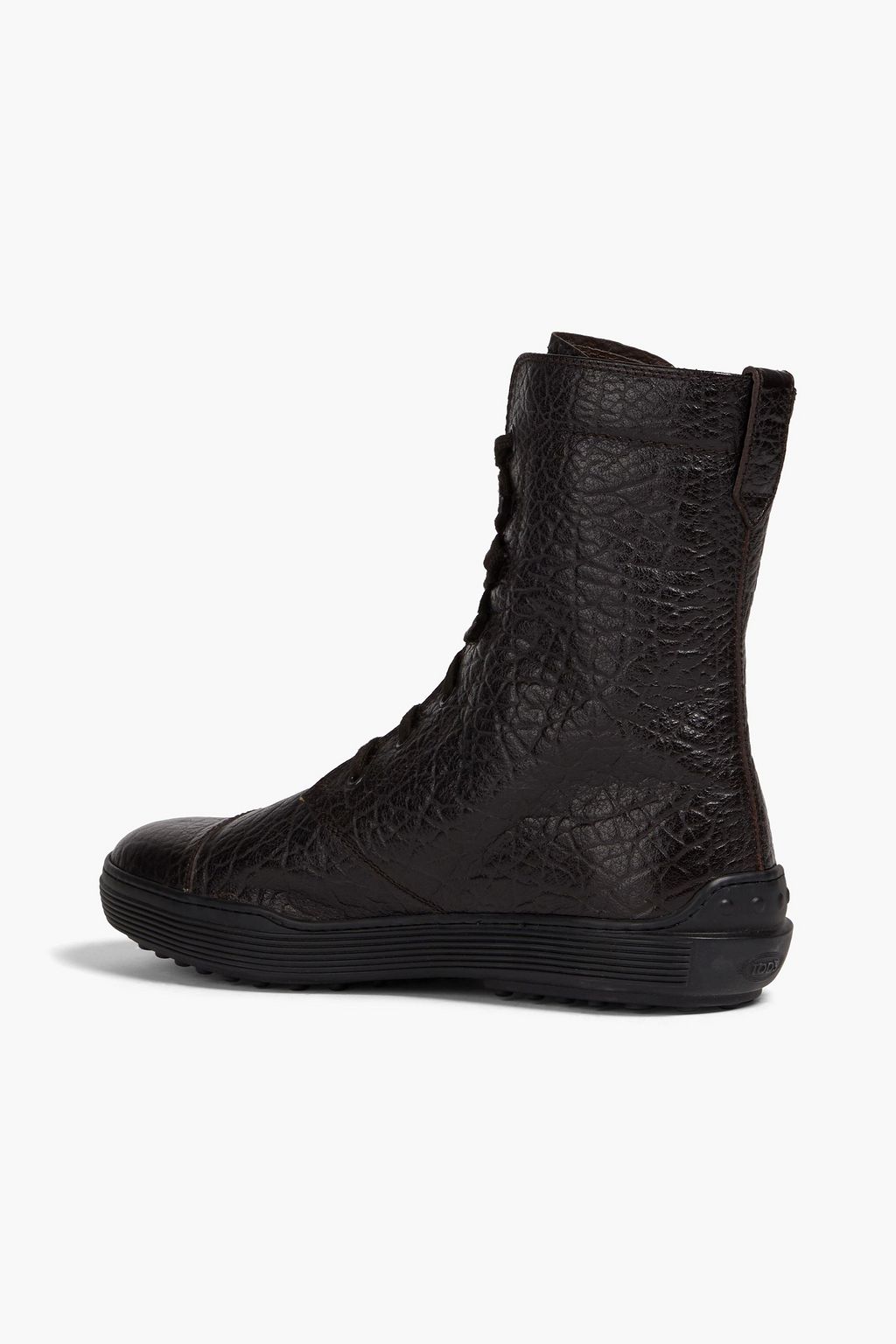 TOD'S Pebbled-leather boots
