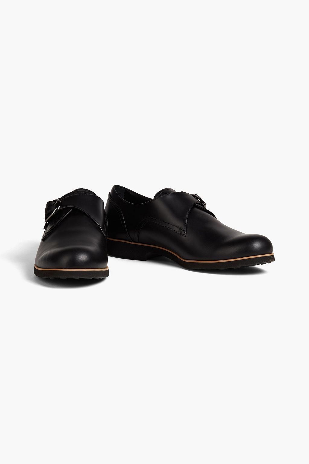 TOD'S Leather monk-strap shoes