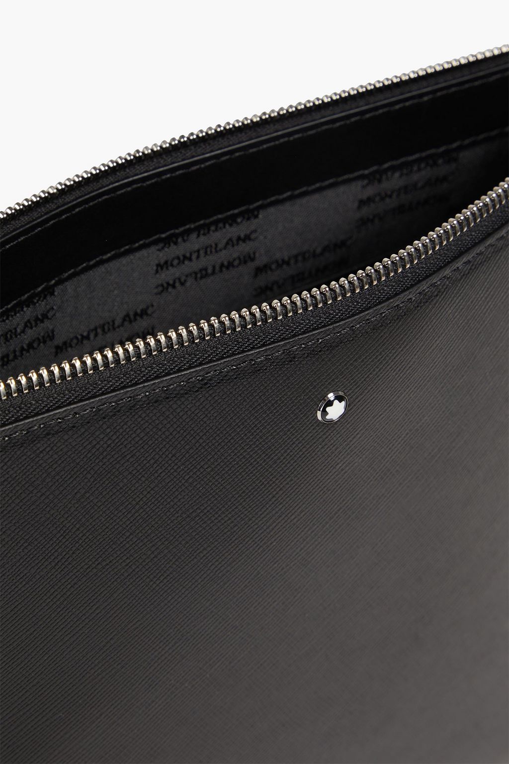 MONTBLANC Sartorial Clutch textured-leather pouch