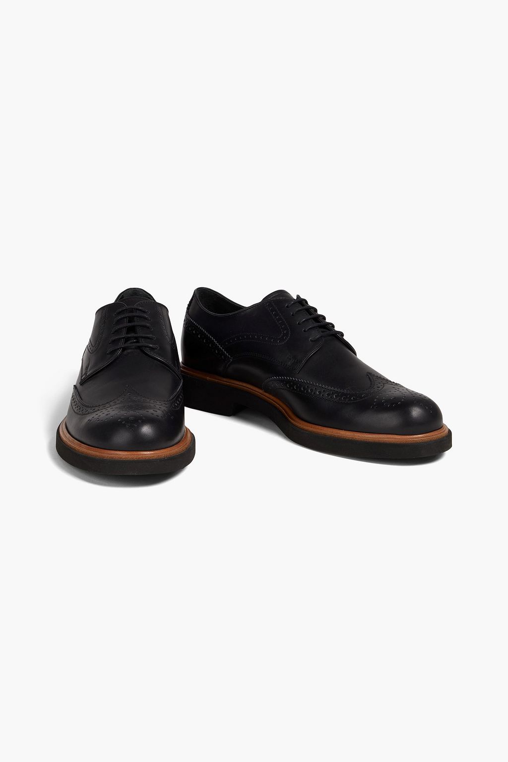 TOD'S Laser-cut leather brogues