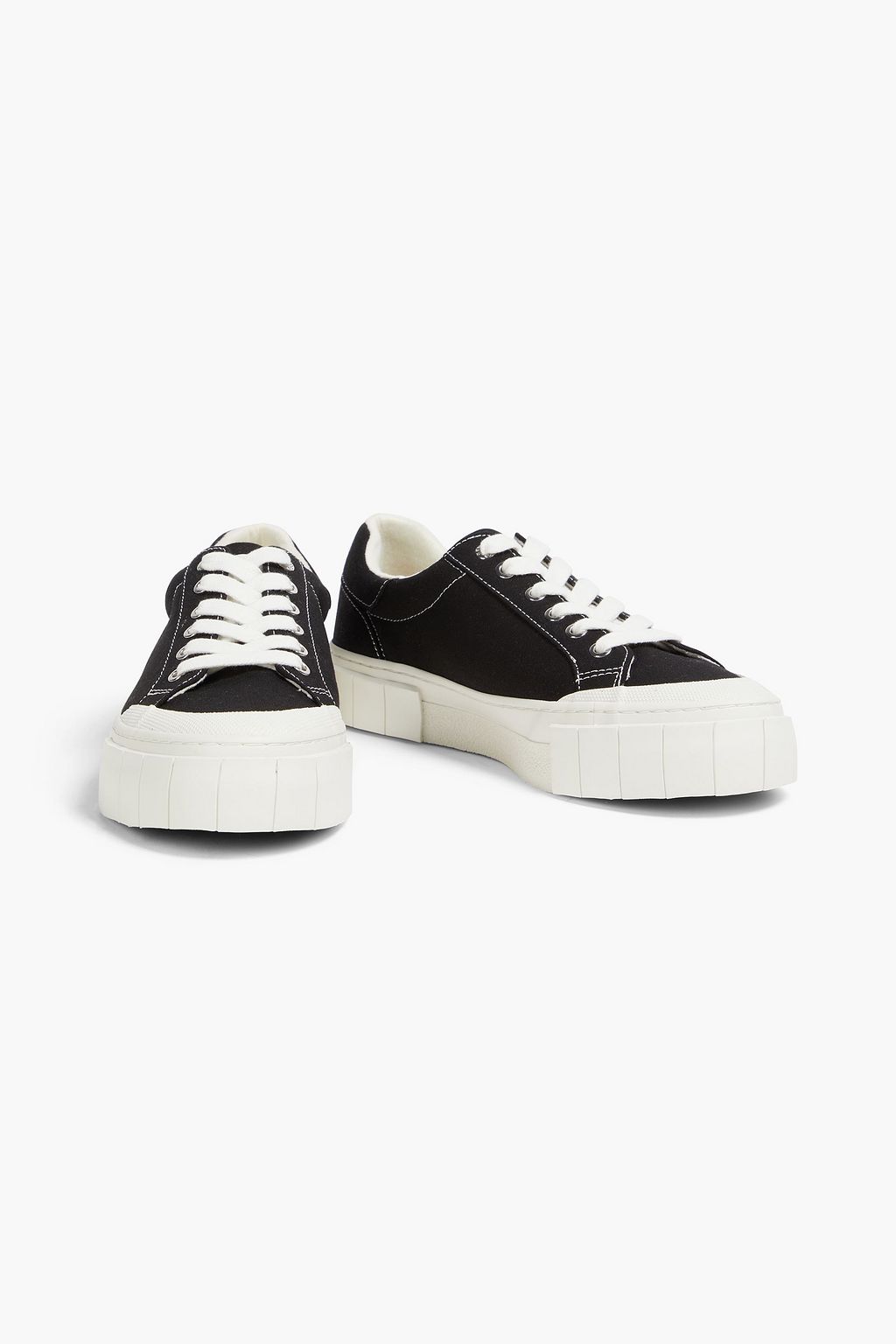 GOOD NEWS Opal canvas platform sneakers