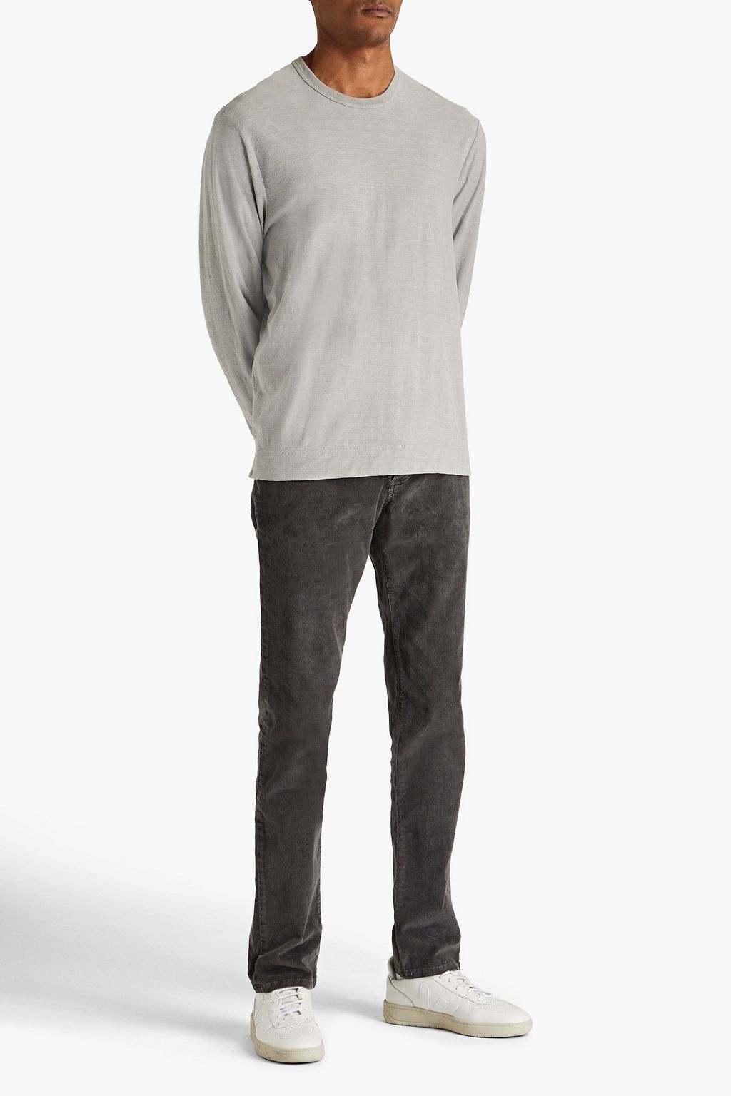 JAMES PERSE Stretch-cotton corduroy pants