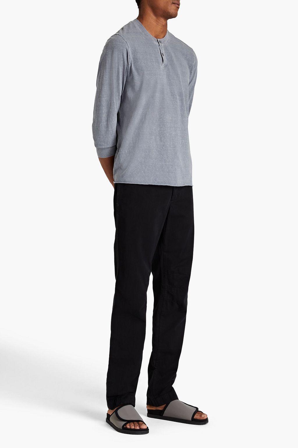 JAMES PERSE Climber cotton-twill pants