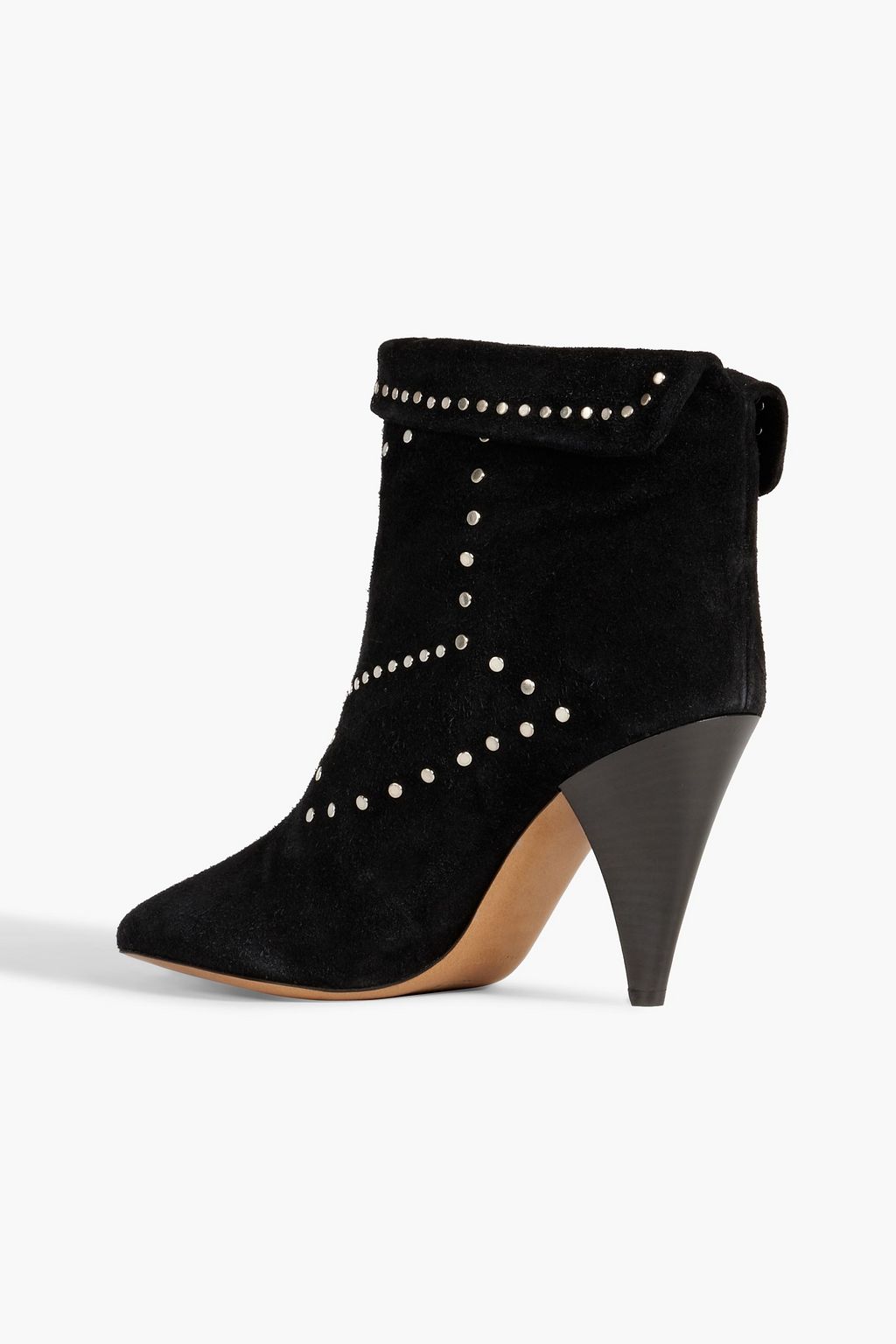 ISABEL MARANT Lisbo studded suede ankle boots