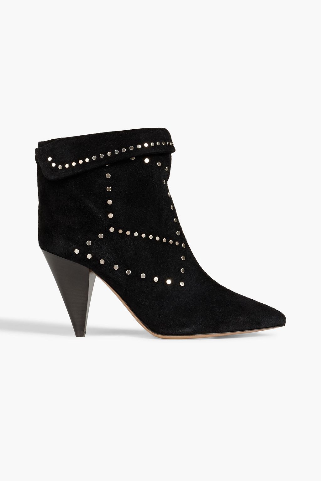 ISABEL MARANT Lisbo studded suede ankle boots | THE OUTNET