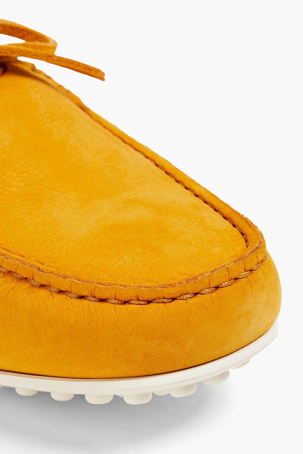 TOD'S Laccetto City Gommino suede driving shoes