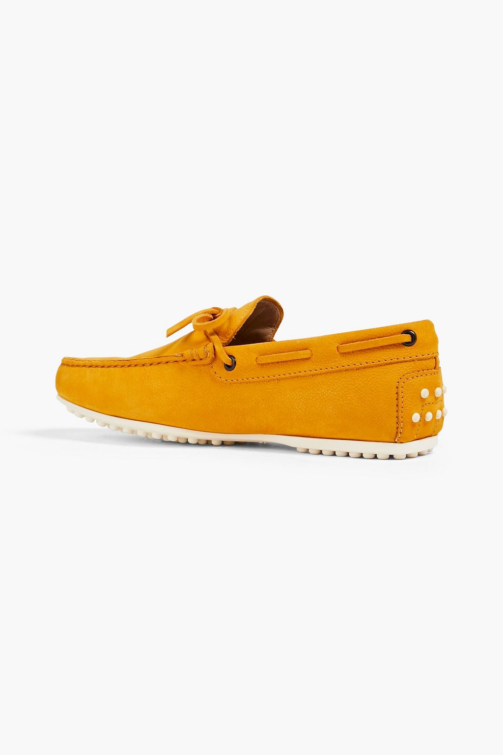 TOD'S Laccetto City Gommino suede driving shoes