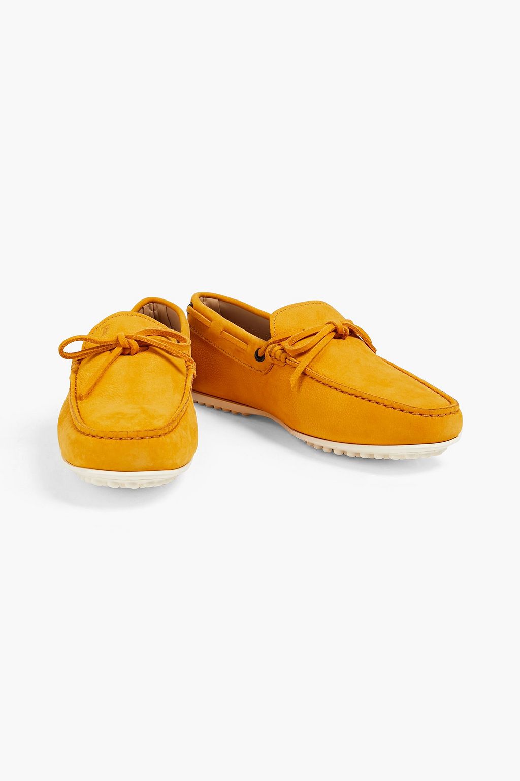 TOD'S Laccetto City Gommino suede driving shoes