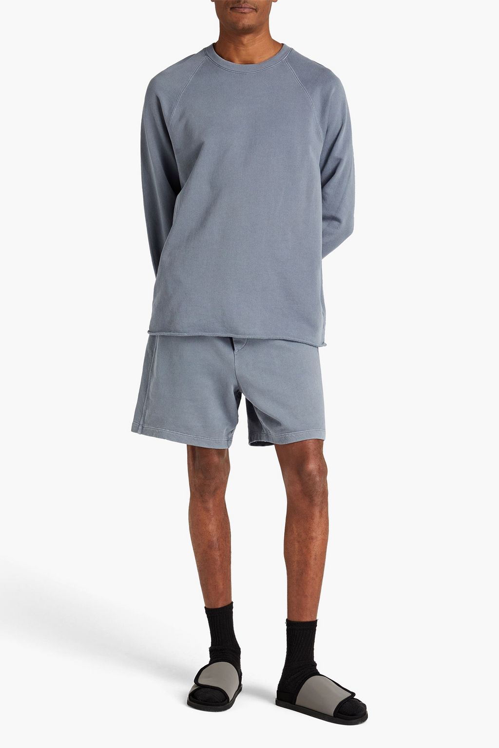 JAMES PERSE French cotton-terry sweatshirt