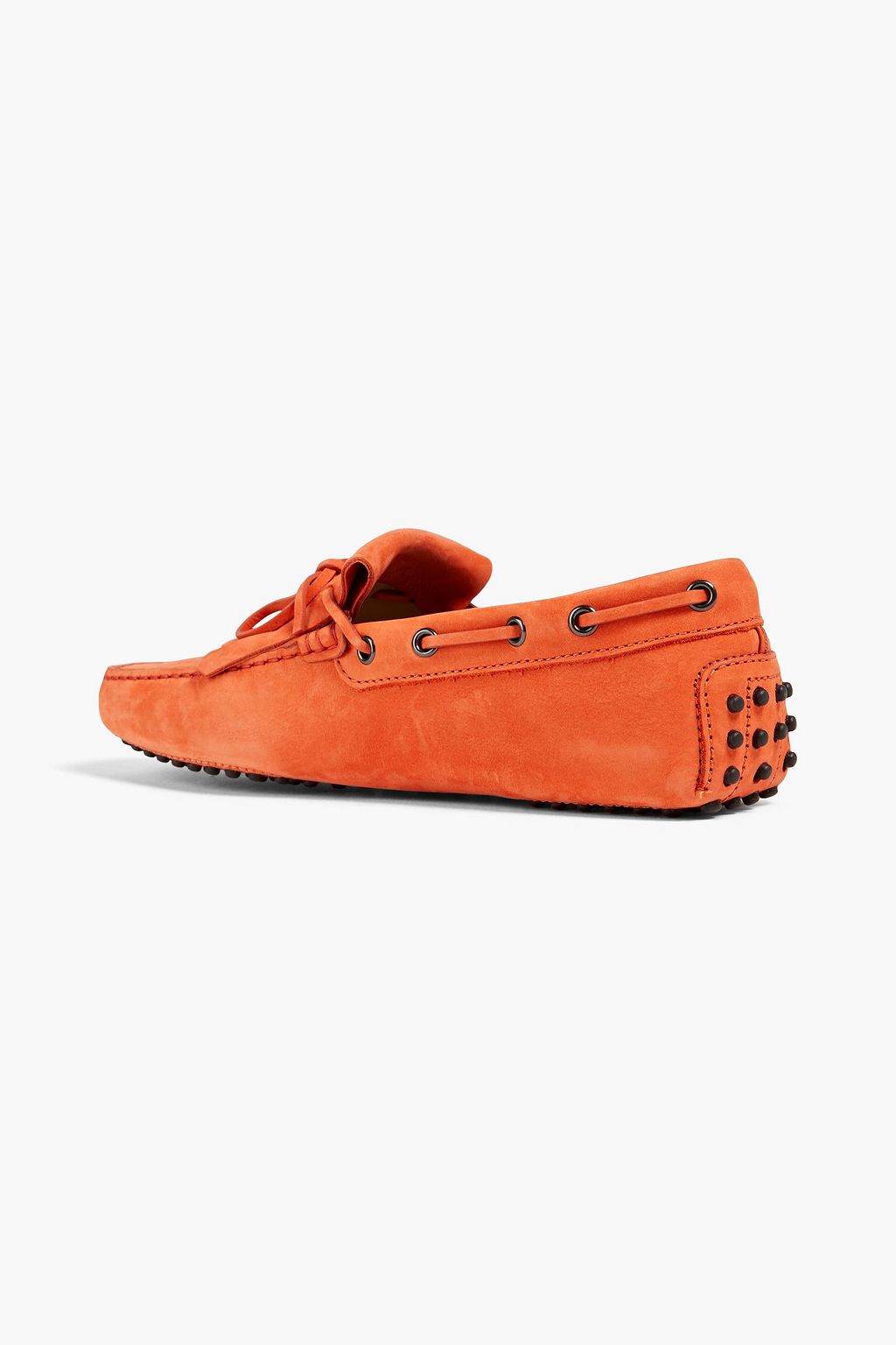 TOD'S Fringed nubuck loafers