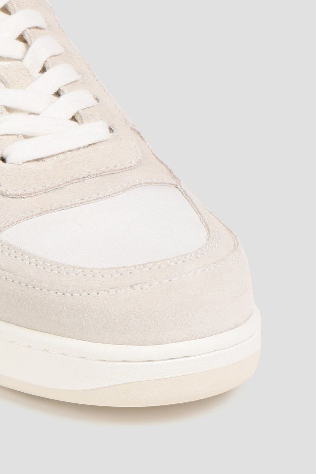 GOOD NEWS Mack canvas and suede sneakers