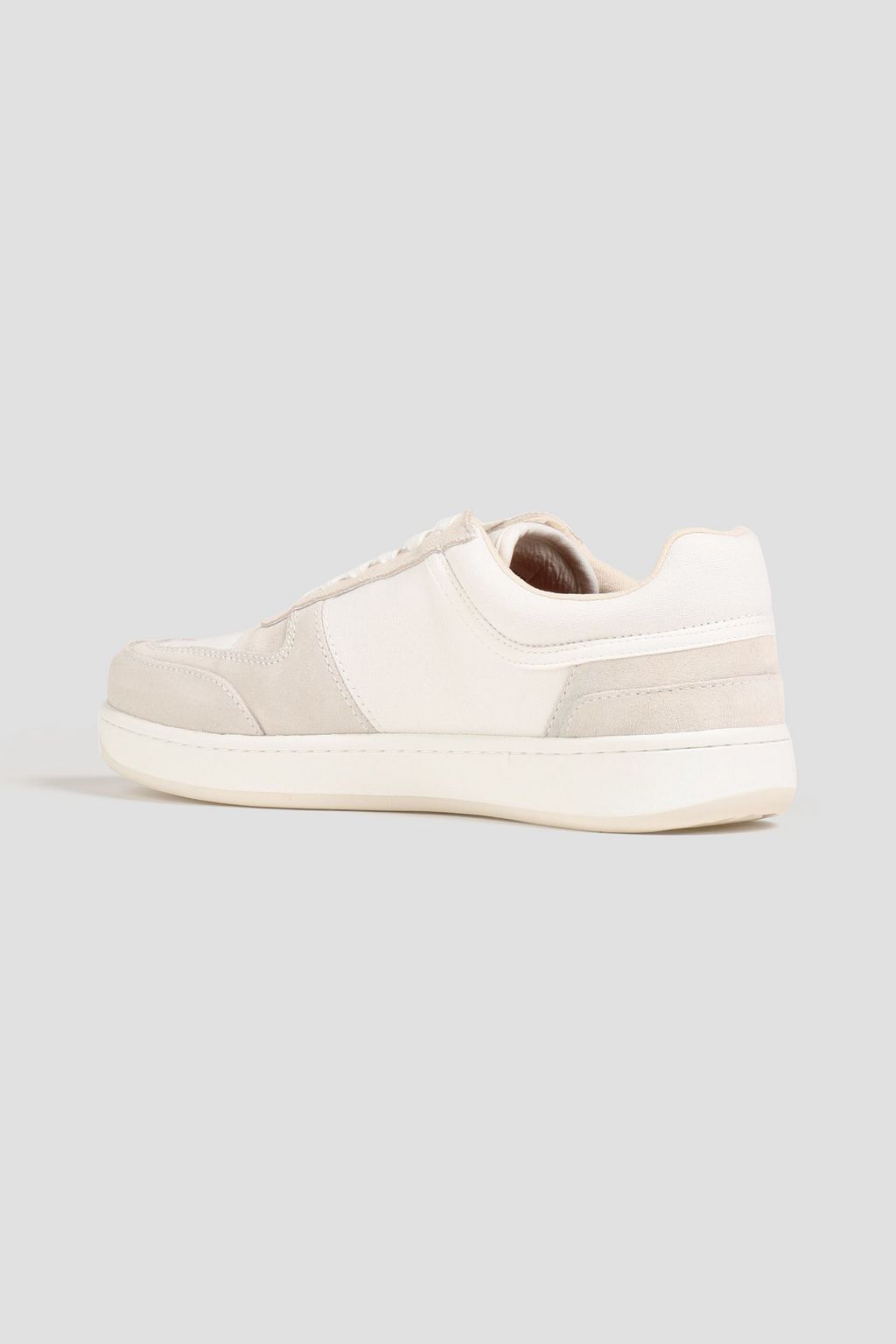 GOOD NEWS Mack canvas and suede sneakers