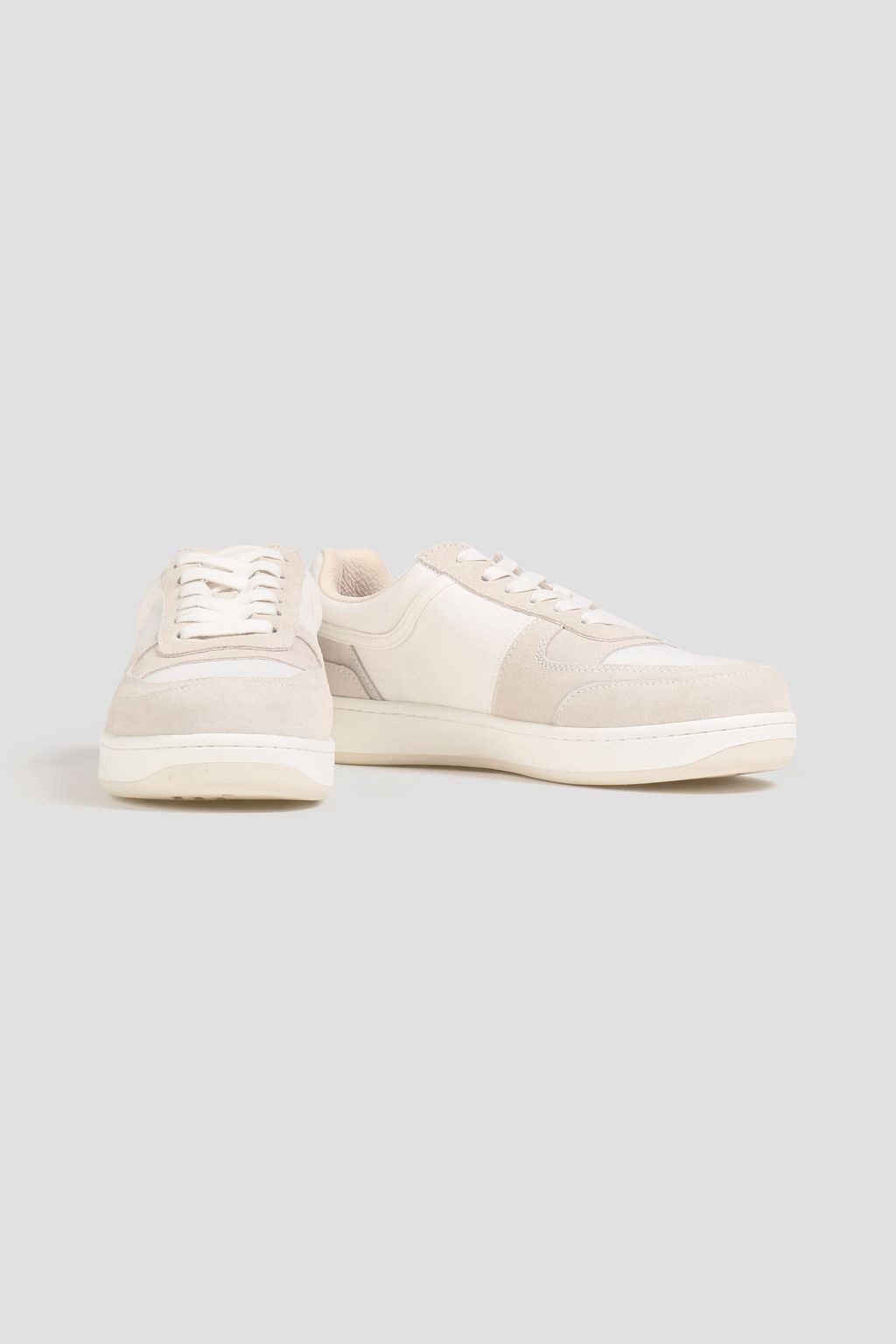 GOOD NEWS Mack canvas and suede sneakers