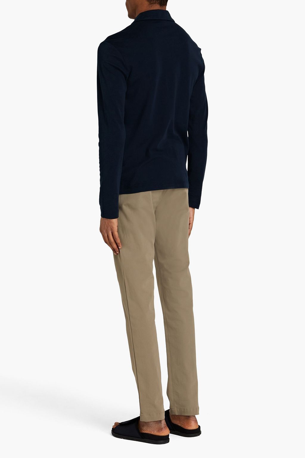 JAMES PERSE Cotton-jersey polo shirt