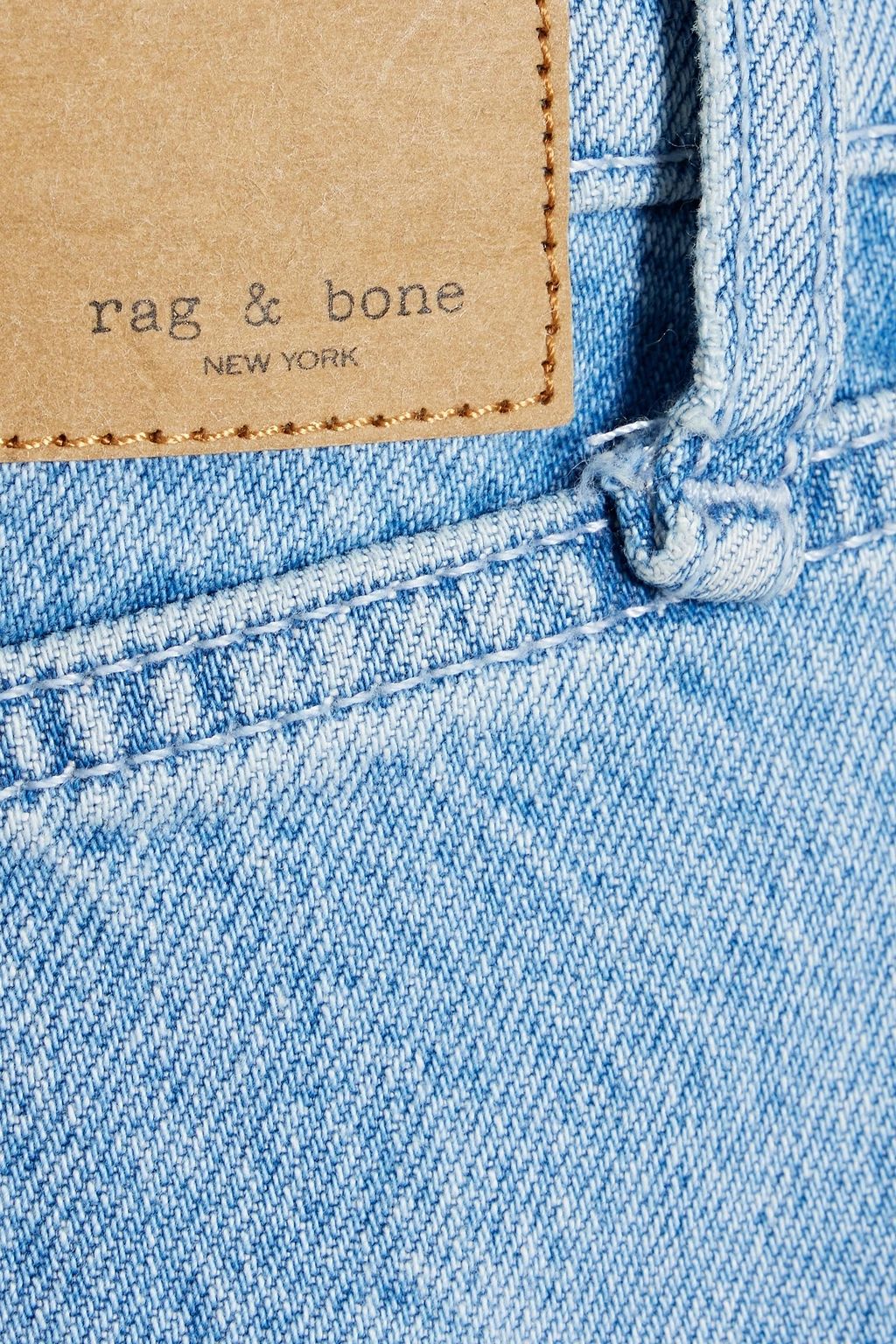 RAG & BONE شورت «بيتي» من الجينز