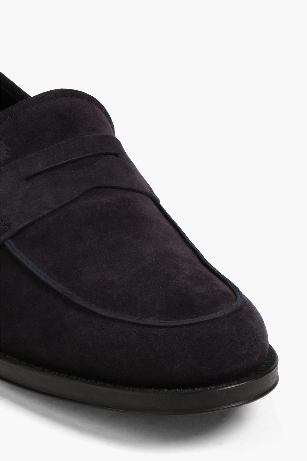 TOD'S Suede penny loafers