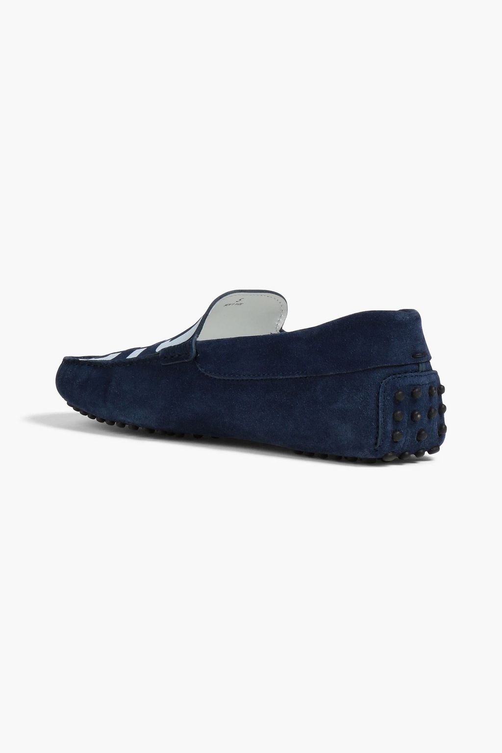 TOD'S Printed suede driving shoes