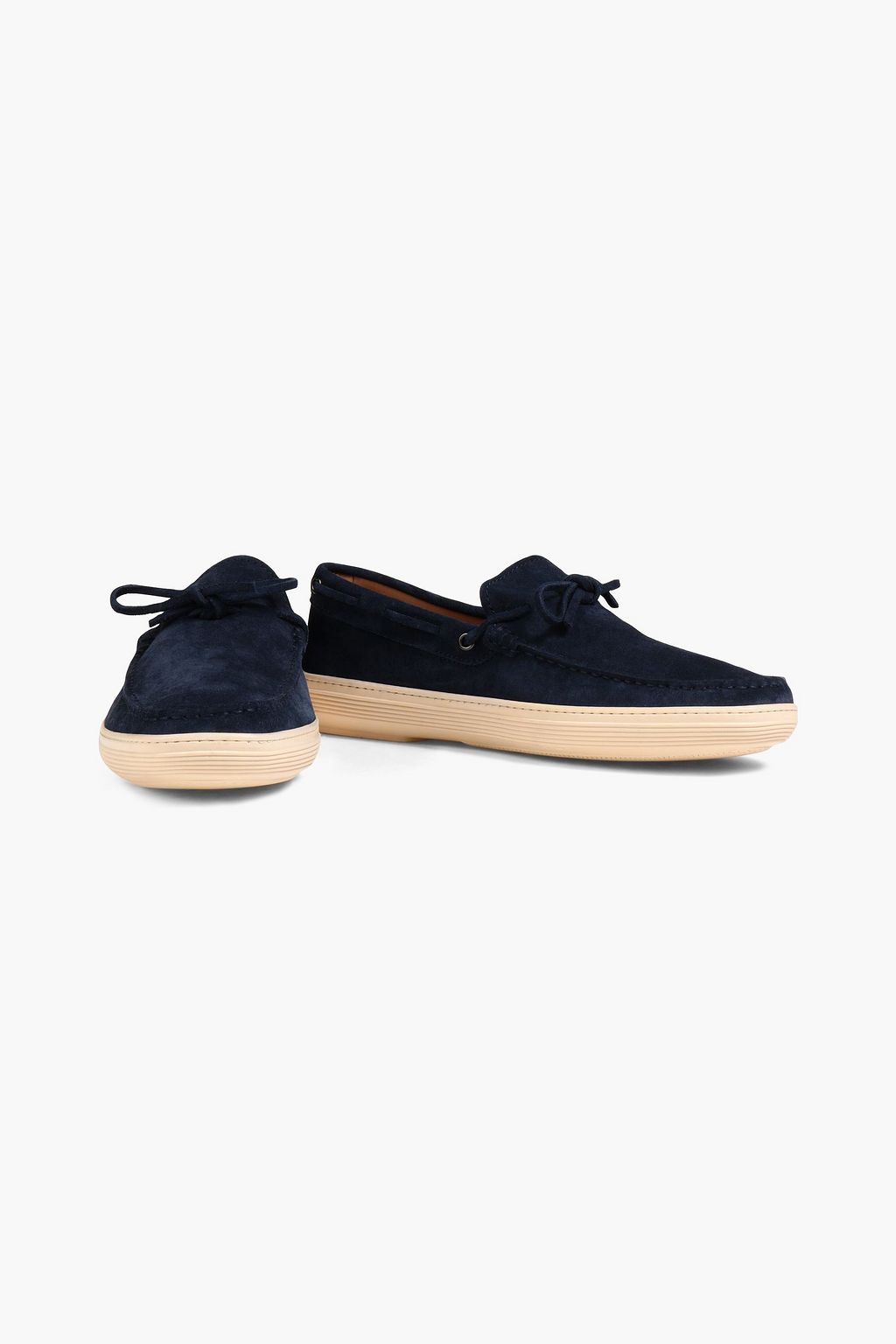TOD'S Suede boat shoes