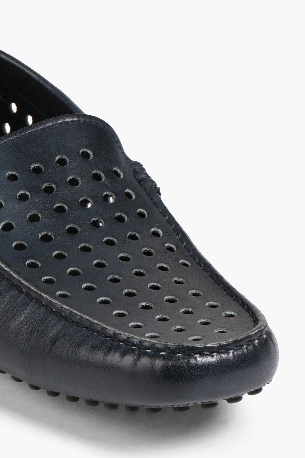 TOD'S Laser-cut leather driving shoes