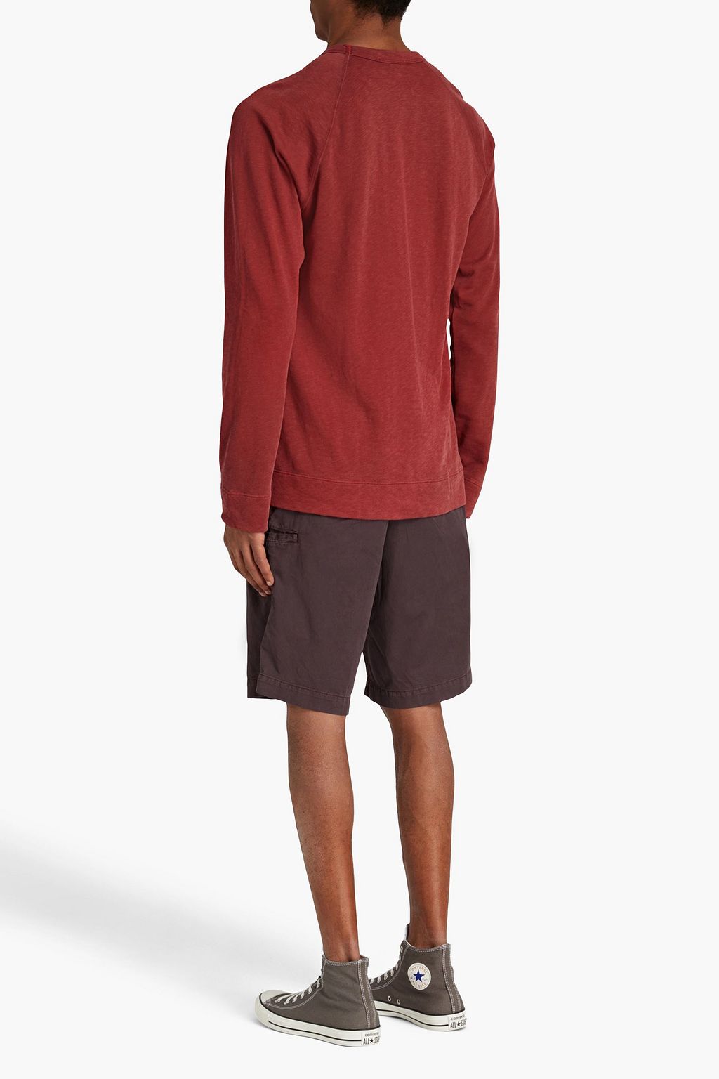 JAMES PERSE French cotton-terry sweatshirt