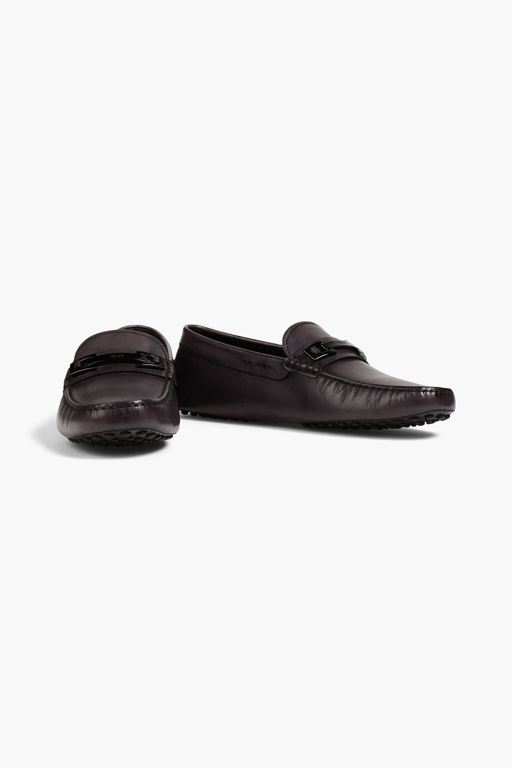 TOD'S Drivers aus Leder mit Verzierung