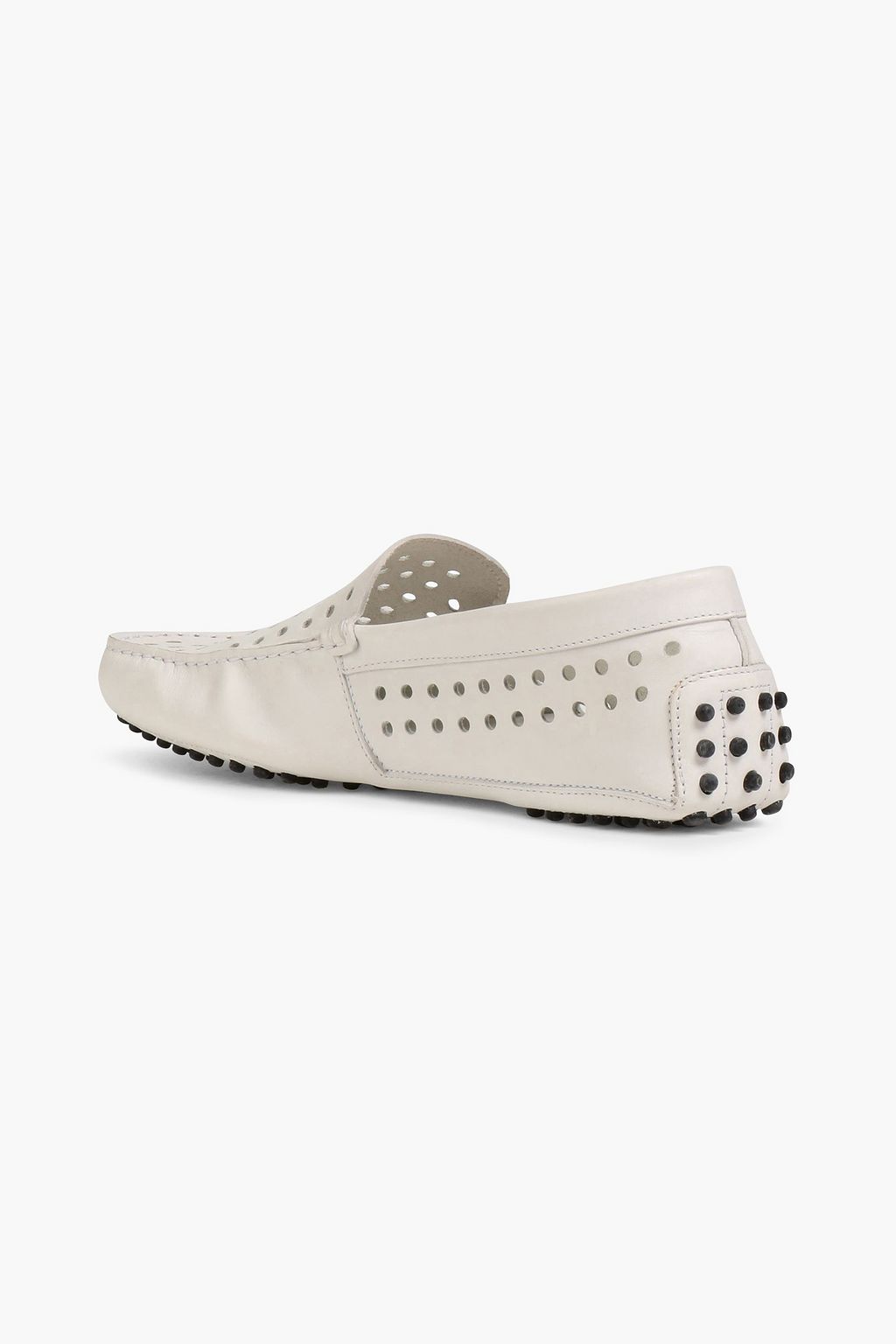 TOD'S Laser-cut leather driving shoes
