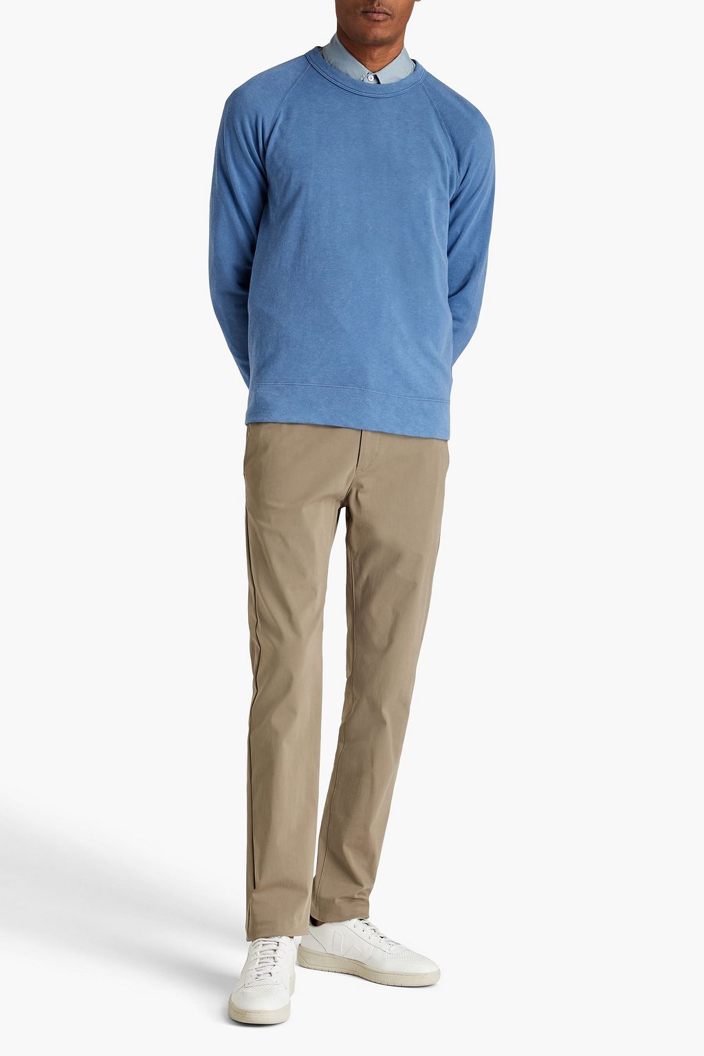 JAMES PERSE French cotton-terry sweatshirt
