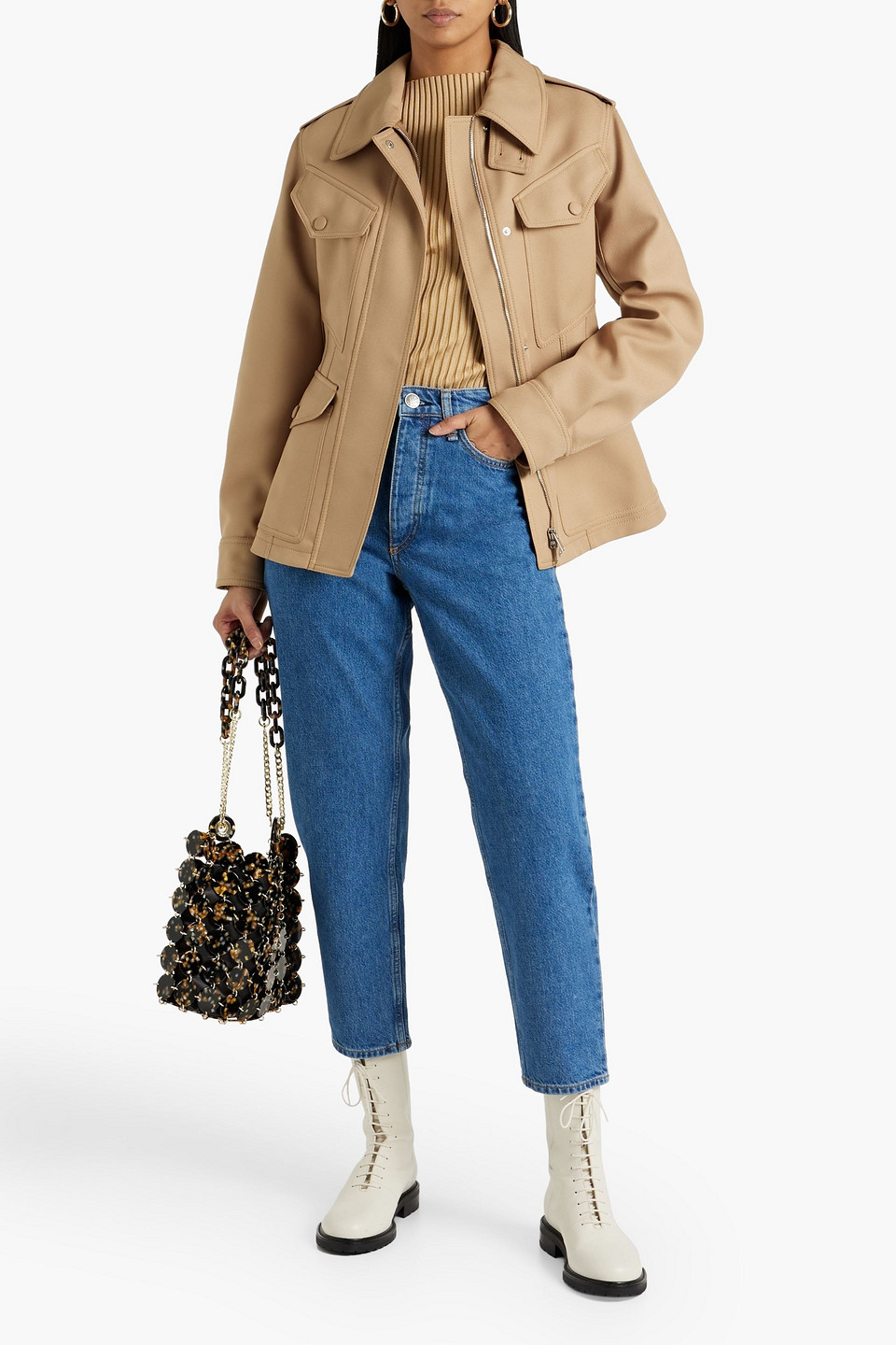 RAG & BONE ALISSA CROPPED HIGH-RISE STRAIGHT-LEG JEANS 3074457345634644180