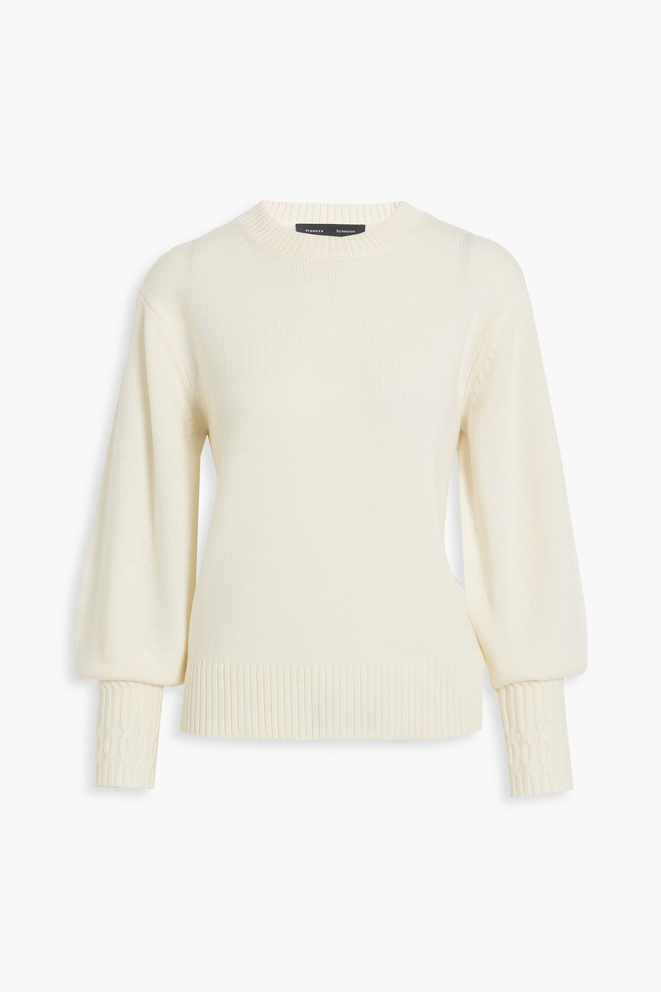 Proenza Schouler Merino Wool Sweater In Ivory