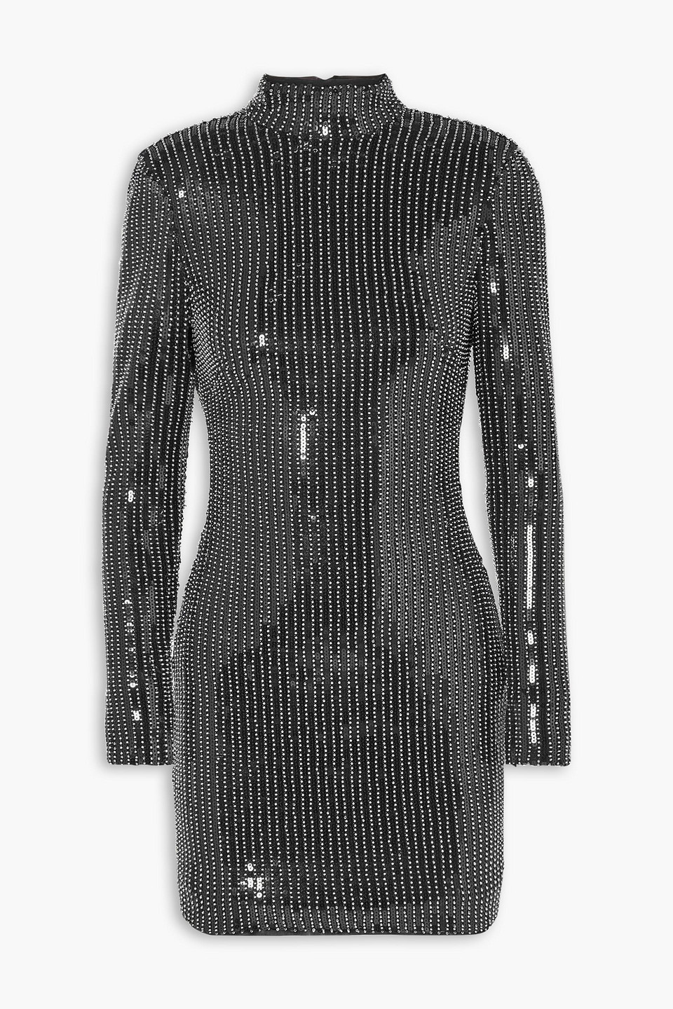 Haney Caterina open-back embellished jersey mini dress
