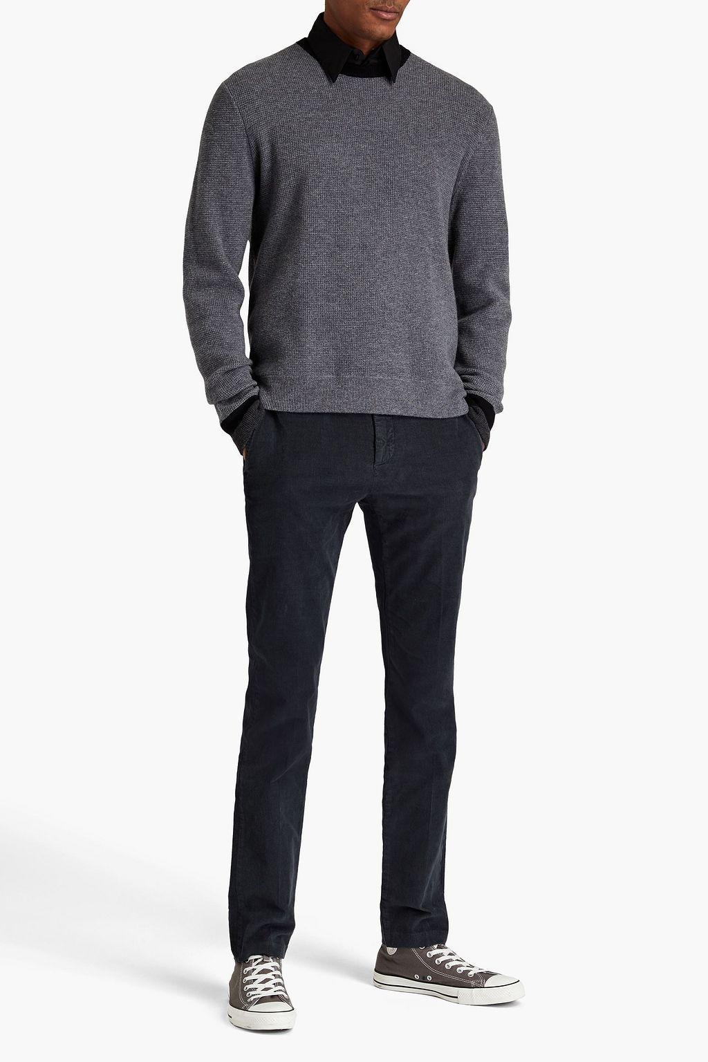 JAMES PERSE Slim-fit stretch-cotton corduroy pants
