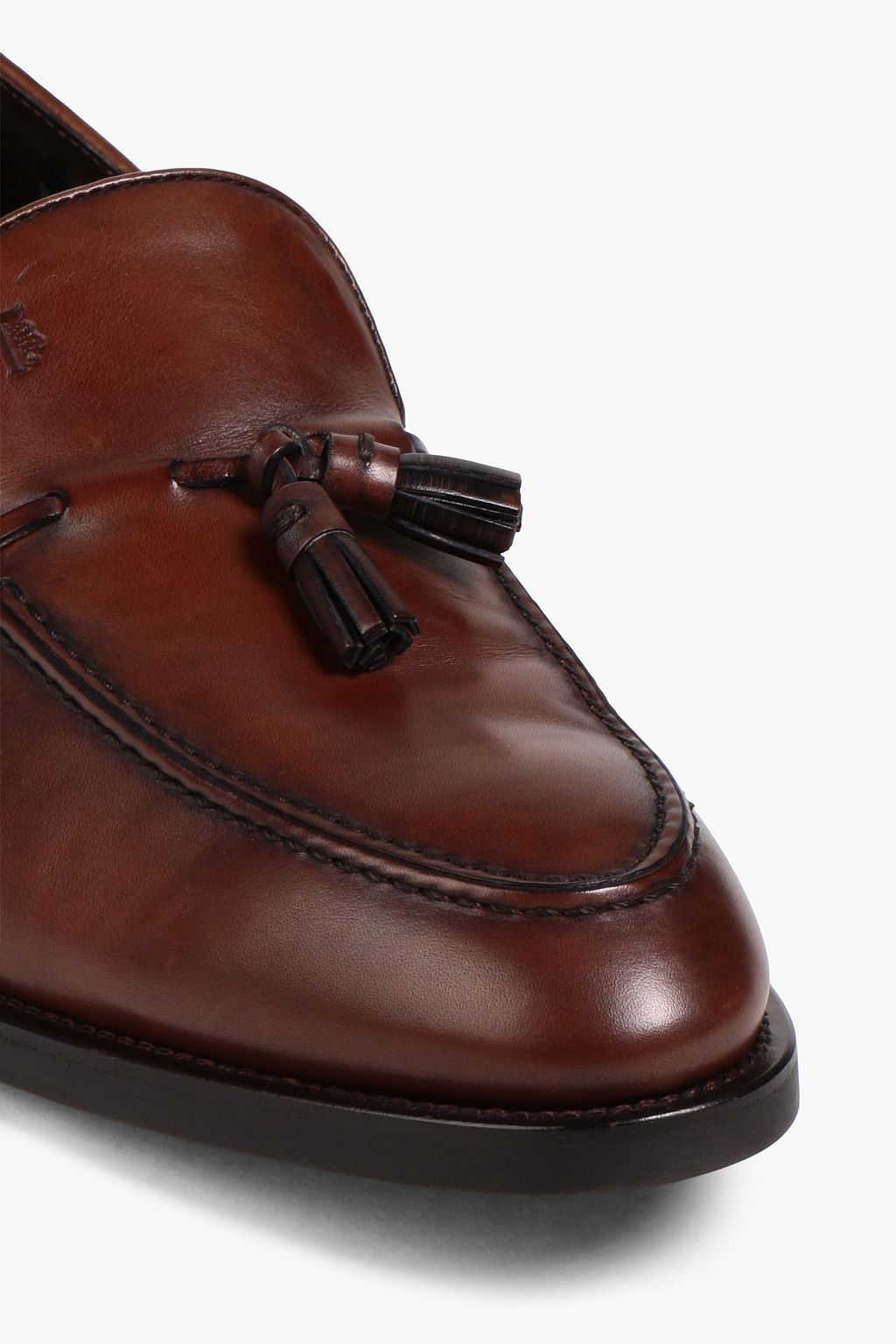 TOD'S Tasseled leather loafers