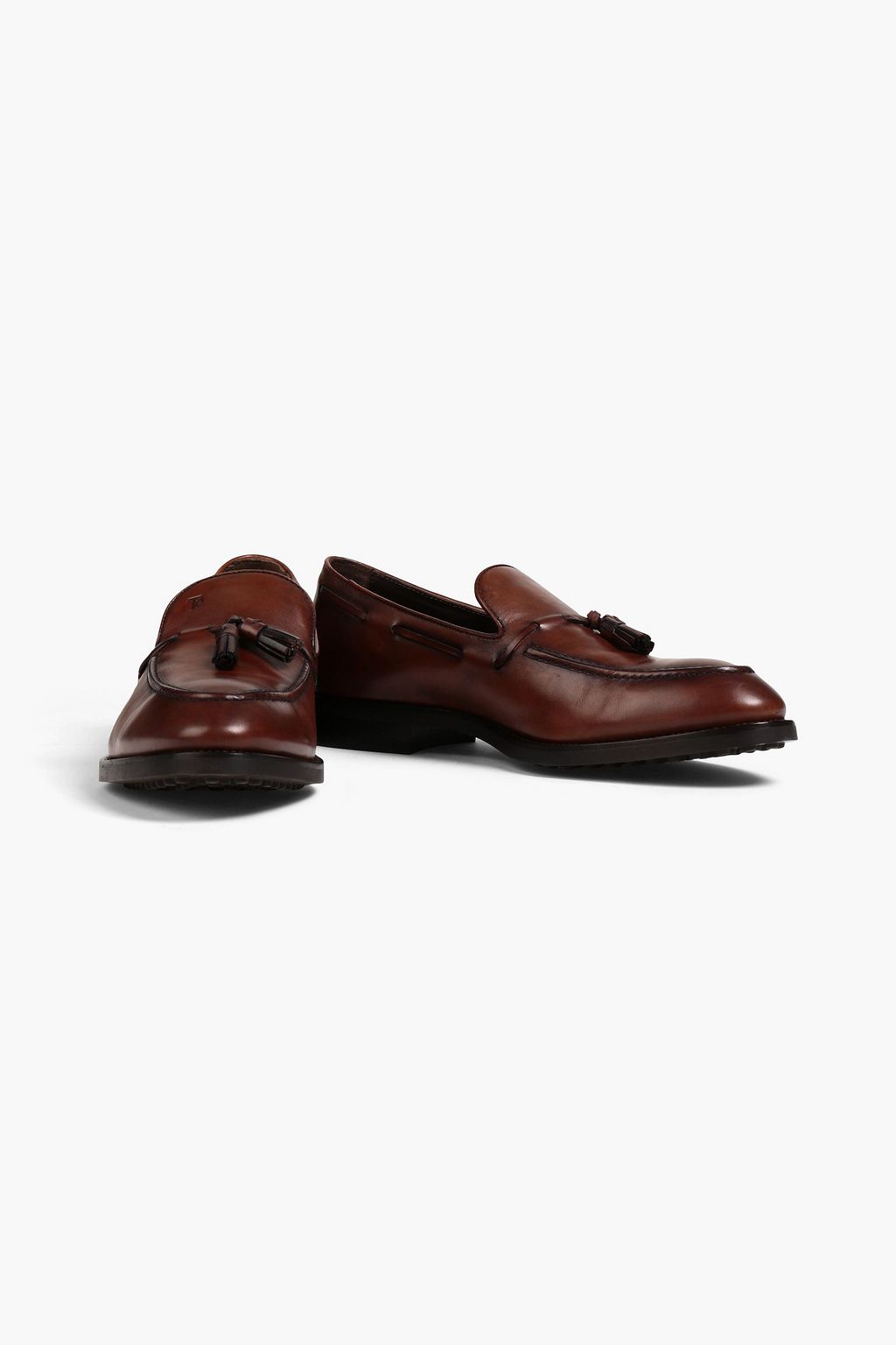 TOD'S Tasseled leather loafers