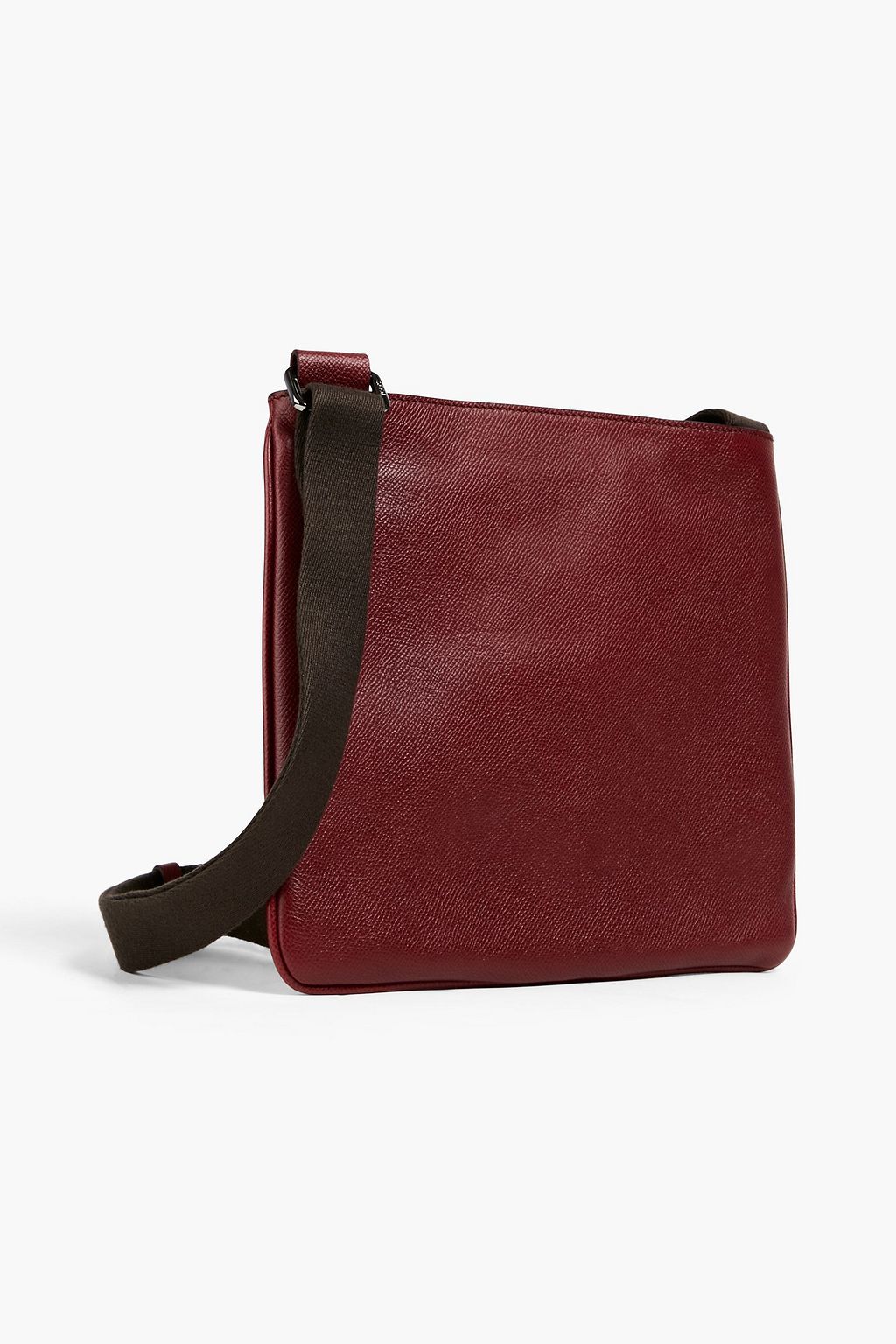 TOD'S Textured-leather messenger bag