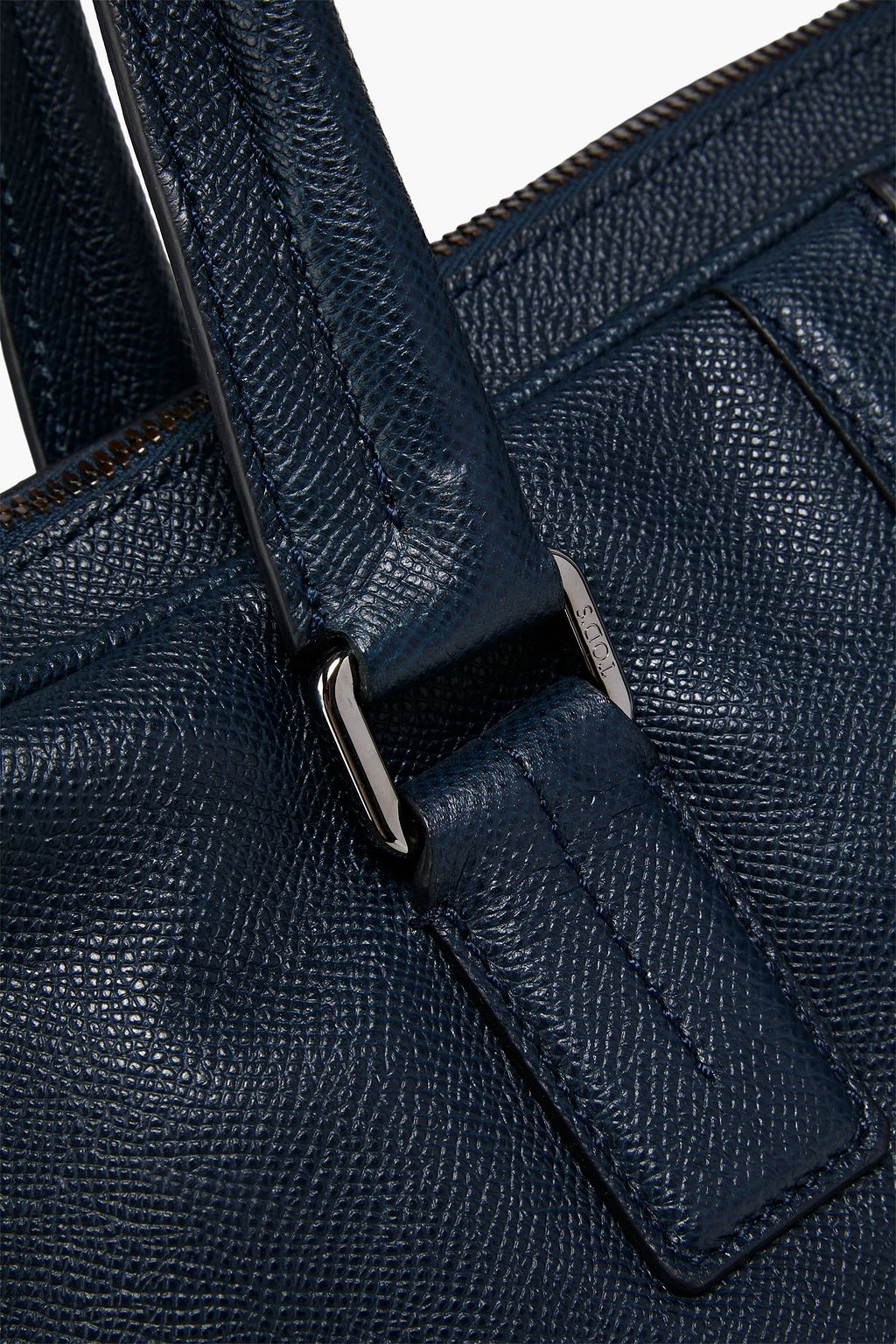 TOD'S Textured-leather briefcase