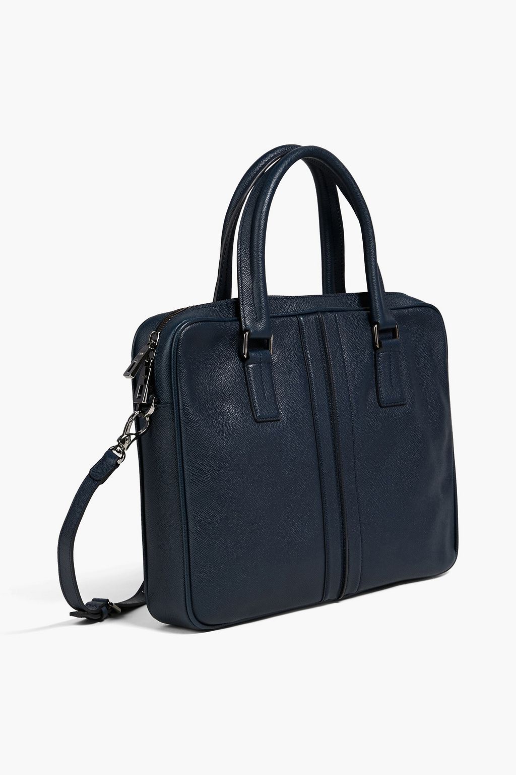 TOD'S Textured-leather briefcase