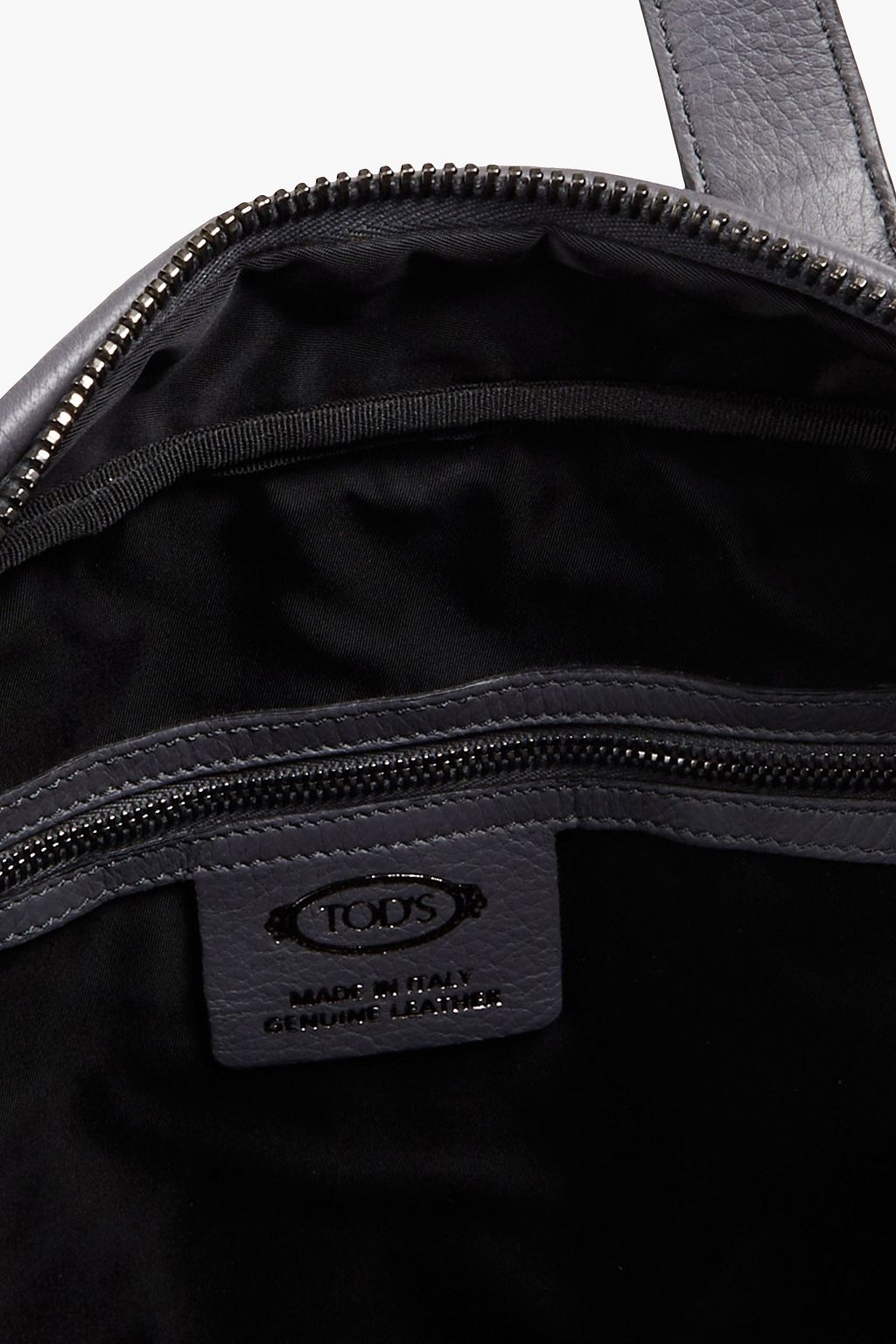 TOD'S ぺブル加工レザー ブリーフケース