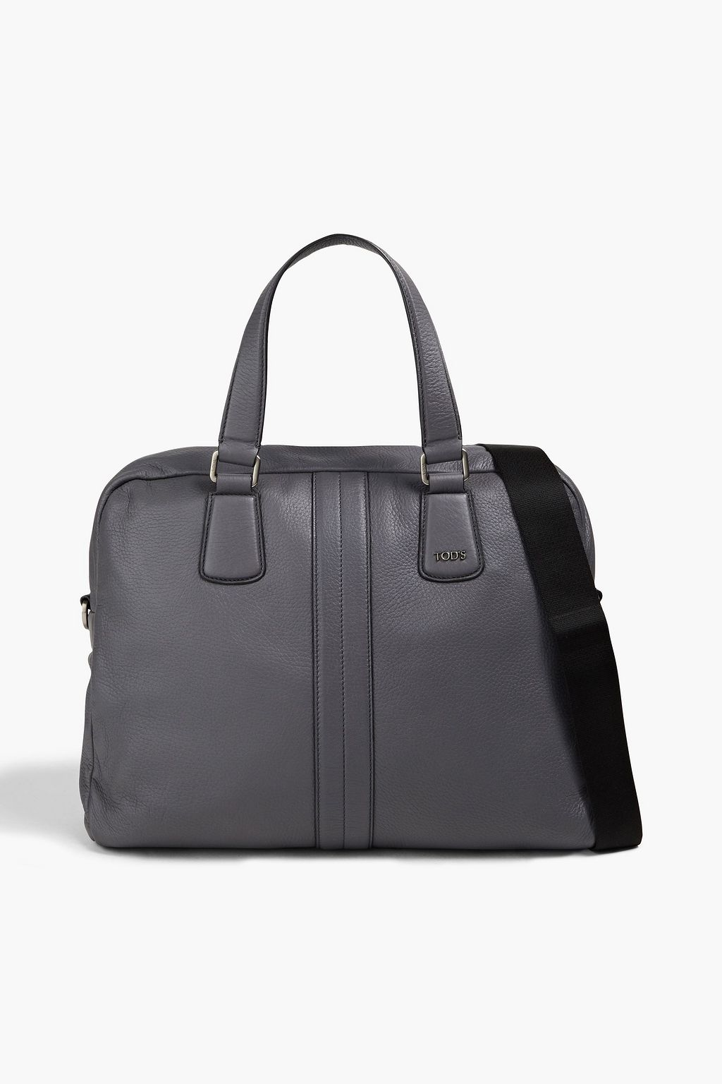 TOD'S ぺブル加工レザー ブリーフケース