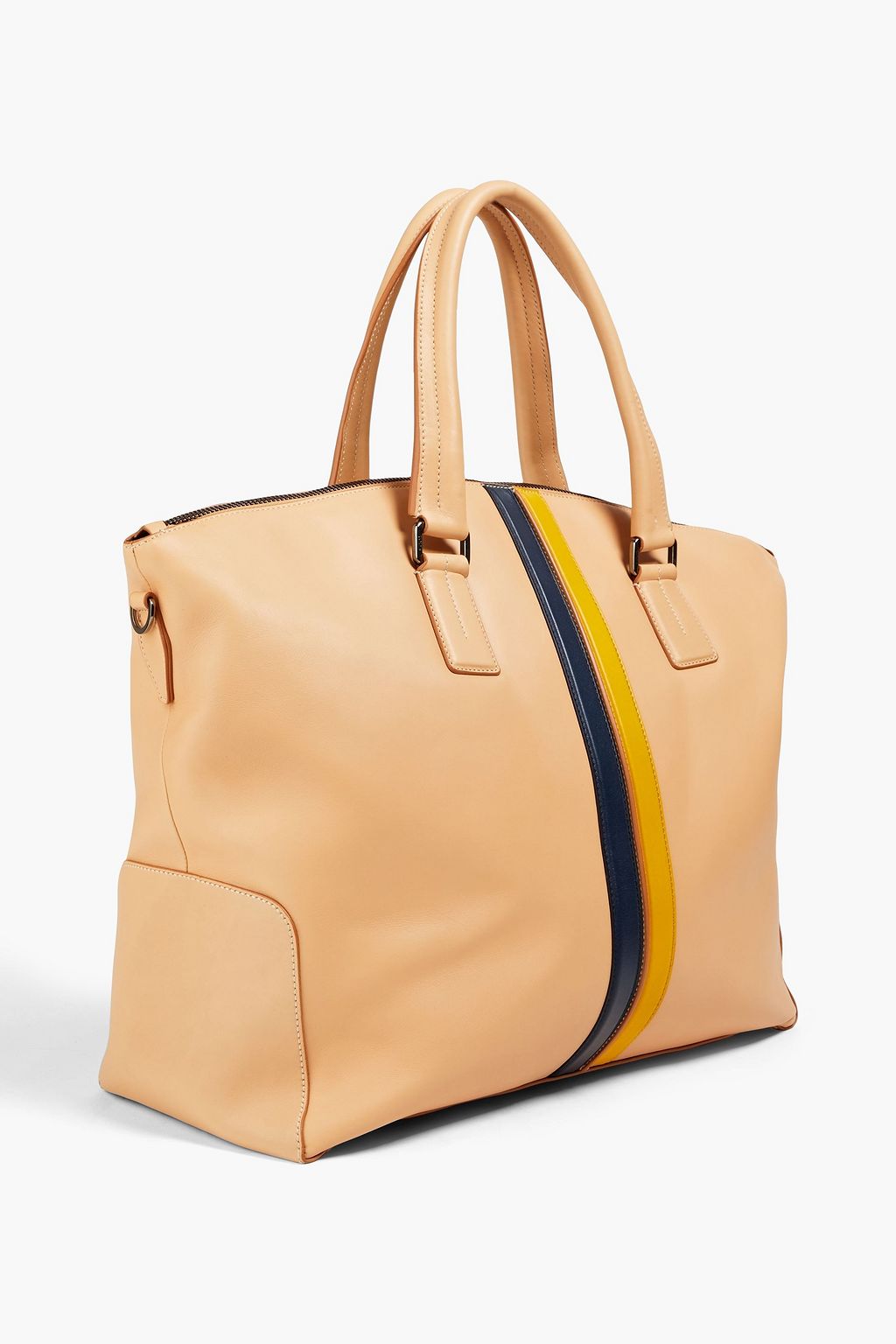 TOD'S Weekender aus Leder mit Streifen